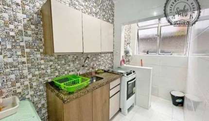 Apartamento com 1 quarto à venda na Avenida Doutor Vicente de Carvalho, 17, Cidade Ocian, Praia Grande, 63 m2 por R$ 250.000