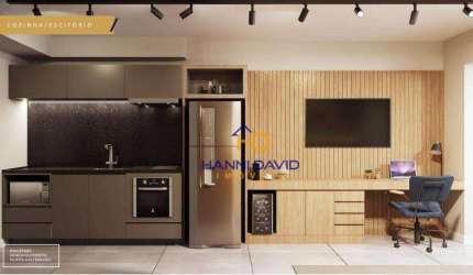 Studio c/ serviços!! 1 dormitório à venda, 1 vaga - 46 m² por R$ 658.000 - Vila Clementino - São Paulo/SP