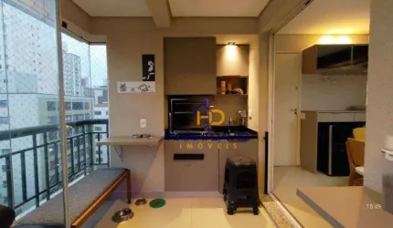 Varanda Gourmet aconchegante na Rua Abilio Soares - prox a Paulista! Apto com 2 dormitórios, 1 vaga 72 m²