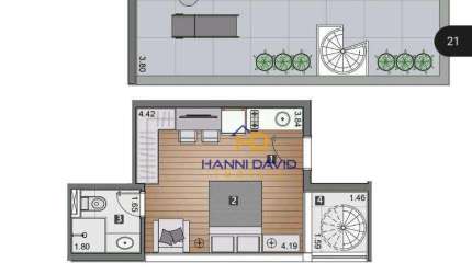 Apto Duplex na planta p/ Jan/26. Investimento. 1 dormitório à venda, 26 m² por R$ 364.164 - Vila Mariana - São Paulo/SP
