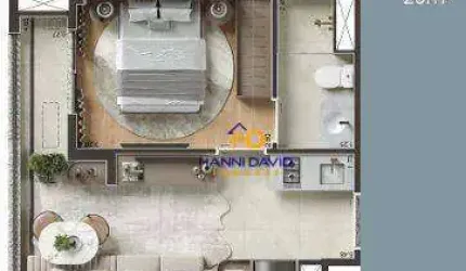 Apartamento com 1 dormitório à venda, 29 m² por R$ 341.899,42 - Paraíso - São Paulo/SP