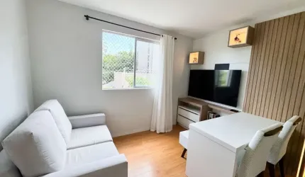 Lindo apartamento semimobiliado com 2 quartos no Itacorubi