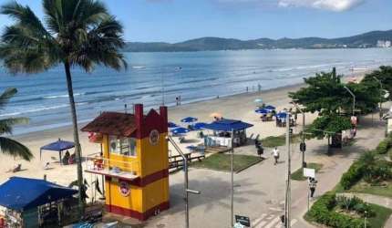 Apto Frente Mar Meia Praia 3 quartos, 2 vagas