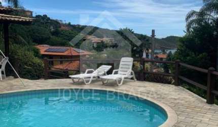Casa em Condomínio para Venda em Armação dos Búzios, João Fernandes, 4 dormitórios, 4 suítes, 5 banheiros, 1 vaga
