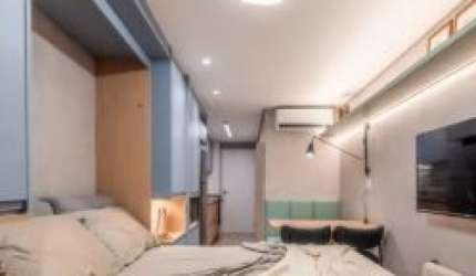 Apartamento Studio Novo - Mobiliado - Metrô - Parque Severo Gomes -