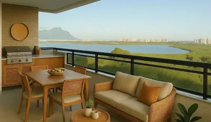 Apartamento com 3 dormitórios à venda, 118 m² por R$ 1.380.000,00 - Barra Olímpica - Rio de Janeiro/RJ