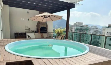 Cobertura com 2 dormitórios à venda, 126 m² por R$ 920.000,00 - Jacarepaguá - Rio de Janeiro/RJ
