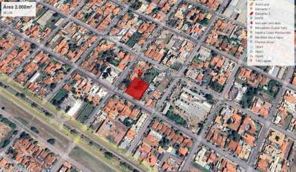 Área comercial de 2.000 m² no Colinos em Três Lagoas - MS