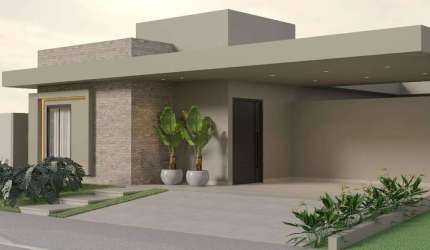 Casa térrea à venda na planta no Condomínio La Paloma em Três Lagoas/MS