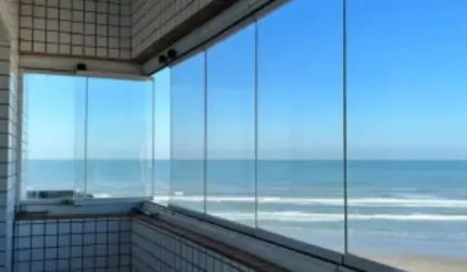2 dorm com 1 suite ocian sacada vista mar