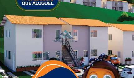 Casa à venda em Vespasiano, Jardim Encantado, com 2 quartos