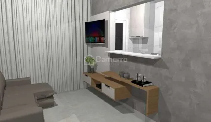 Apartamento com 2 dormitórios, sendo 1 suíte,  à venda, 70 m² por R$ 385.000 - Jardim Turmalinas -