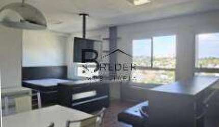 Apartamento mobiliado 1 dorm Condominio Igloo Alphaville 18 do forte
