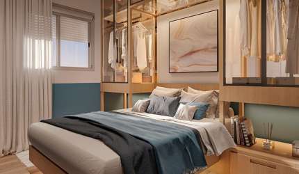 Apartamentos de 2 dormitórios na Av Miguel Yunes