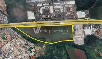 Terreno comercial à venda na Rodovia Dom Pedro I, Km 141, Jardim Santa Genebra, Campinas