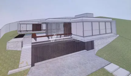 Casa em condomínio fechado com 3 quartos à venda na Avenida Mackenzie, KM5, Loteamento Residencial Pedra Alta (Sousas), Campinas, 450 m2 por R$ 5.500.000