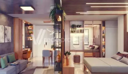 Apartamento com 1 quarto à venda na Avenida Aquidaban, 280, Bosque, Campinas, 46 m2 por R$ 500.000