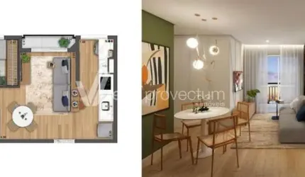 Apartamento com 2 quartos à venda na Avenida Aquidaban, 41, Centro, Campinas, 45 m2 por R$ 395.000