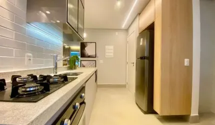 Apartamento Novo 2 suítes Aparecida - Santos - SP