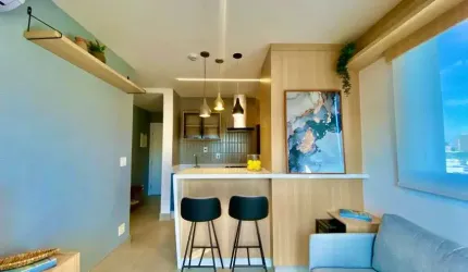 Apartamento Mobiliado 1 quarto - Aparecida - Santos - SP