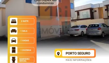 Casa Duplex em condomínio, Porto Seguro - BA