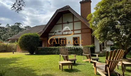 Casa Térrea com o Estilo de Campos do Jordão em Terreno Espetacular! Descansópolis | Campos do Jordão