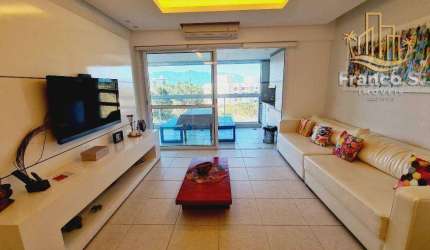 Apartamento com 3 dormitórios para alugar, 132 m² por R$ 3.500/dia - Riviera - Módulo 8 - Bertioga/SP
