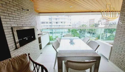 Apartamento com 3 dormitórios para alugar, 128 m² por R$ 3.500/dia - Riviera - Módulo 8 - Bertioga/SP