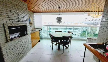Apartamento com 3 dormitórios para alugar, 128 m² por R$ 3.450/dia - Riviera - Módulo 8 - Bertioga/SP