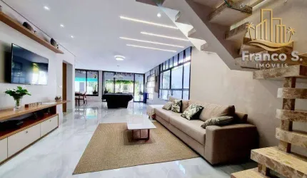 Casa com 5 suítes para temporada, 400m da praia,  R$ 5.500/dia - Riviera - Bertioga/SP