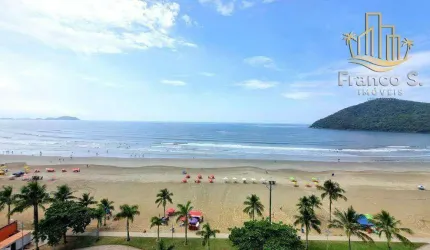 Excelente apto pé na areia
