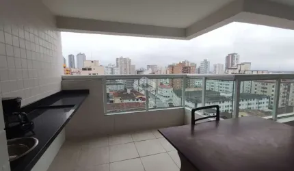 Apartamento a venda na praia grande, no Boqueirão com 2 quartos 1 suite e 1 vaga