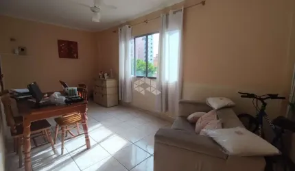 Apartamento a venda na praia grande, bairro tupi com 1 quarto e 1 vaga