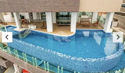 Apartamento a venda na Praia Grande, bairro Flórida, 2 quartos, sendo 1 suíte, 1 vaga.