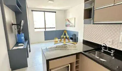 Studio mobiliado à venda no Condomínio Selenita - Bairro Bethaville - Barueri - SP