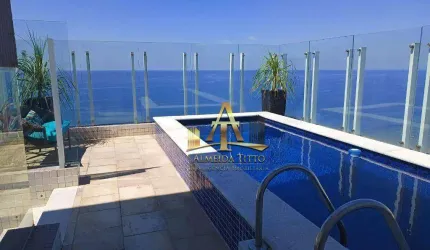 Cobertura com 4 dormitórios à venda, 315 m² por R$ 4.250.000,00 - Canto do Forte - Praia Grande/SP