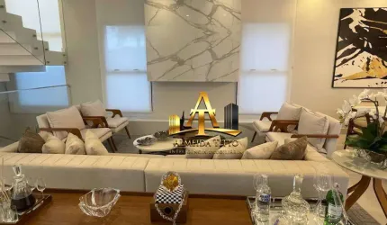 Casa com 5 suítes para alugar, toda decorada e mobiliada 500 m²  de área útil- Alphaville - Santana de Parnaíba- São Paulo