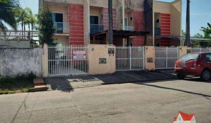 Sobrado Geminado C/84 m2 C/02 Salas +Sacada+Vaga de Garagem No Bairro Espinheiros!
