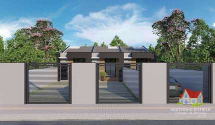 Casa Geminada Terrea C/02 Quartos + 02 Vagas de Garagem No Aventureiro!