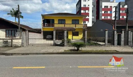 Sobrado Residencial C/02 Aptos + Moveis Planejados + Area C/Churrasqueira No Bairro Aventureiro!