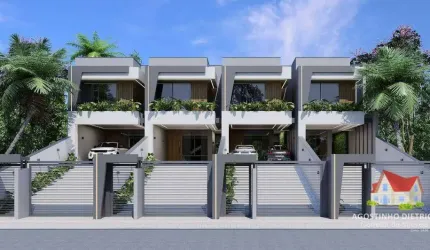Conforto e Sofisticacao! Sobrados Geminados C/03 Quartos C/03 Suites Sendo 01 Master+03 Vagas de Garagem+Area C/Churrasq.+DeckC/Jacuzzi No Gloria!