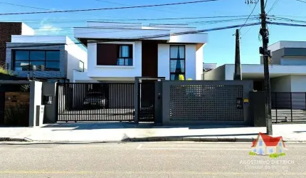 Imperdivel! Sobrado Moderno C/Alto Padrao C/Suite Master + Moveis Planejados + Piscina + Lareira No Bairro Aventureiro!