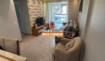 Apartamento Mobiliado com Varanda Gourmet e 2 Vagas na Vila Mascote!