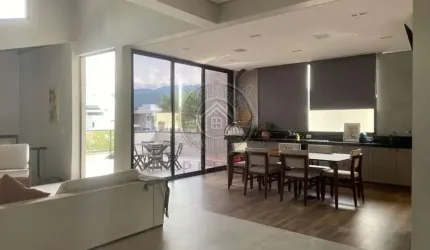 Condominio Brisas Jundiai - Casa de luxo no Brisas Jundiaí – 4 dorms, área gourmet com vista para a serra, piscina e automação