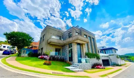 Condominio Brisas Jundiai - Casa Brisas Jundiaí – Esquina com Piscina, Vista para o Lago e Acabamento Premium | Malota/Samambaia