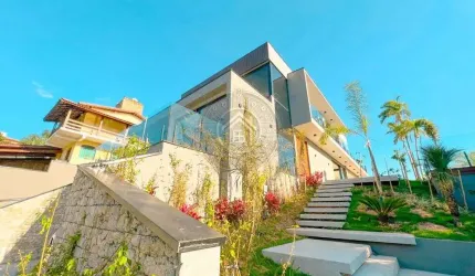Condomínio Vista Alegre - Casa Moderna à Venda no Condomínio Vinhas da Vista Alegre – Vinhedo/SP – 435m² Construídos em Terreno de 840m²