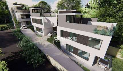 Sobrado não geminado de 108 m², em condomínio no Bairro Alto, com 3 dormitórios e terraço com vista para Serra do Mar por R$ 627.000,00