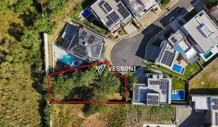 Terreno à venda em condomínio de alto padrão, 778 m² por R$ 1.600.000 - Santa Felicidade - Curitiba/PR