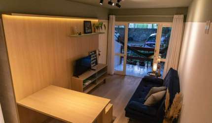 Apartamento com 1 quarto à venda na Rua Jardim dos Eucaliptos, 505, Campeche, Florianópolis, 48 m2 por R$ 450.000