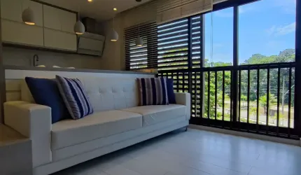 Linda cobertura duplex mobiliada e climatizada